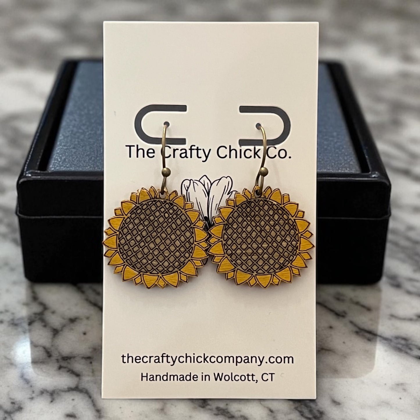 Boho Sunflower Dangles