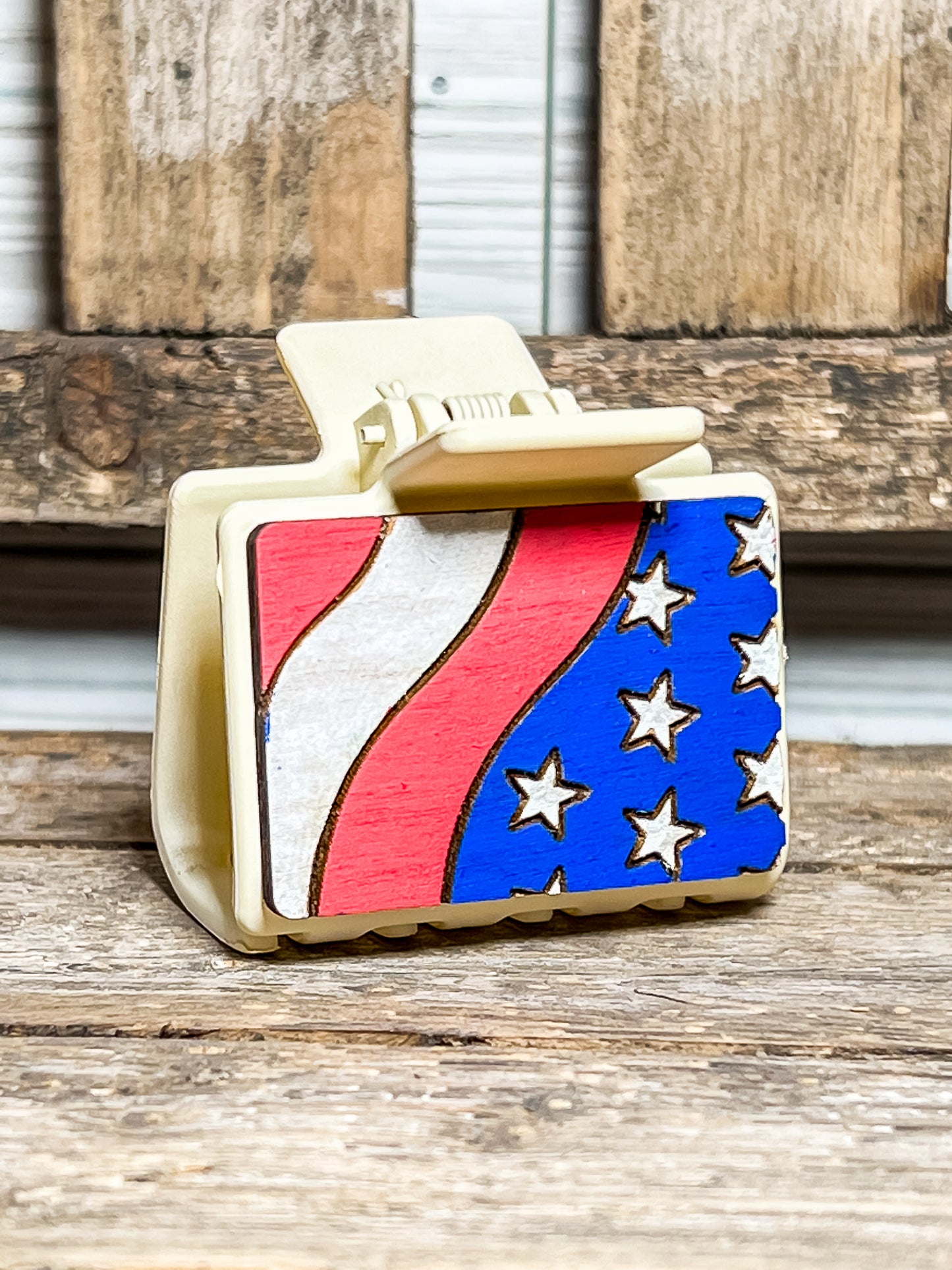 American Flag Hair Clip - Small