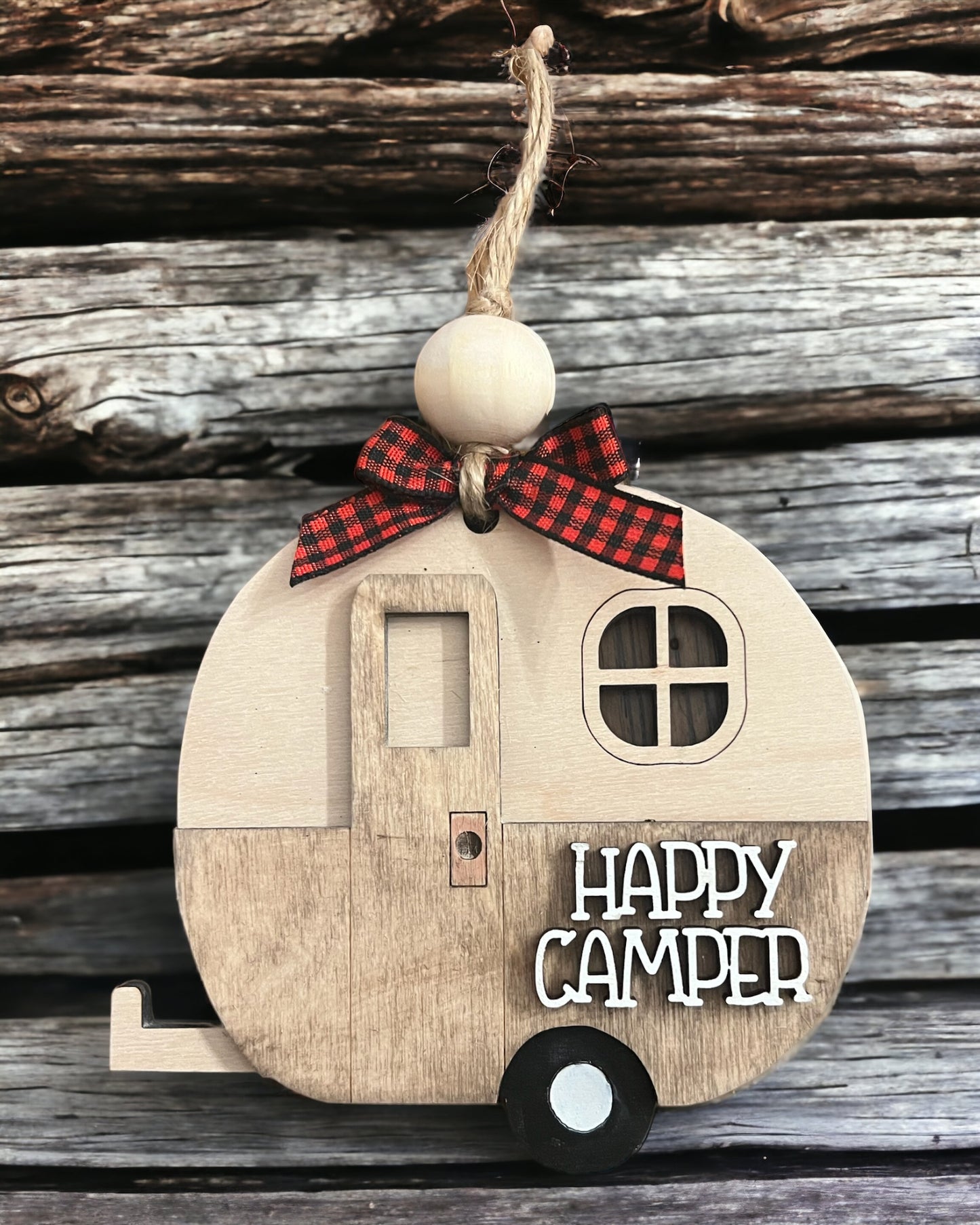 Happy Camper Christmas Ornament