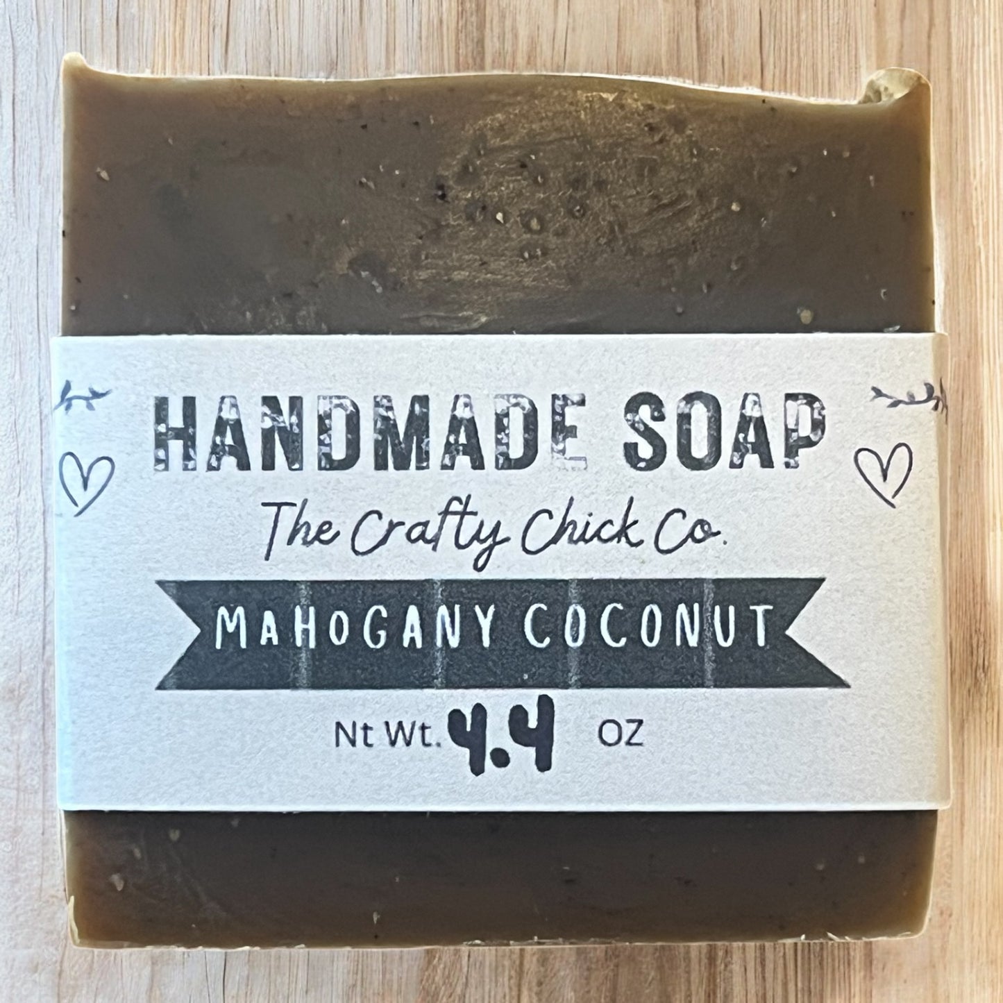 Mahogany Coconut Coffee Handmade Soap