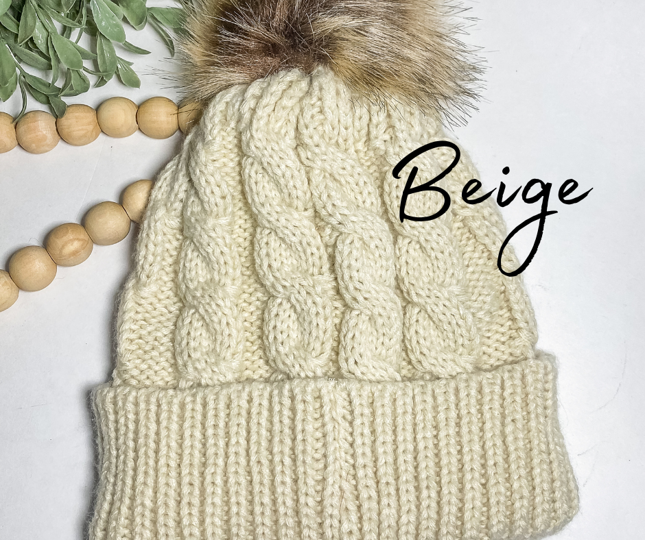 Custom Hat, Personalized Winter Hat, Winter Hat, Custom Knit Hat, Hat Pom Pom,