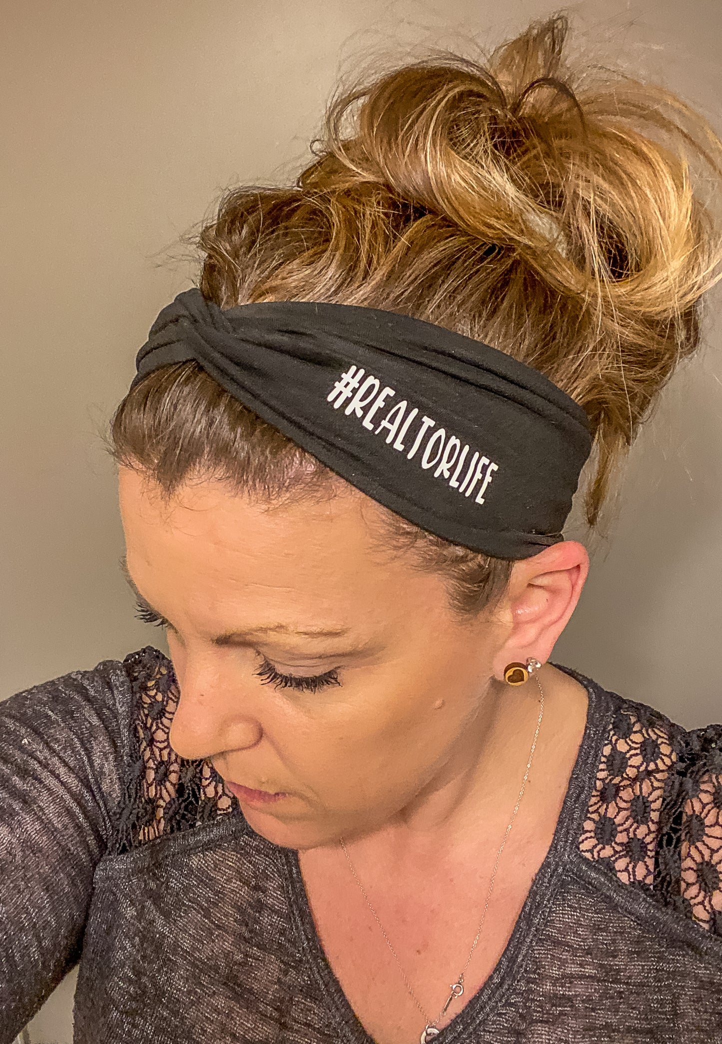 Turban Knot Headband - #REALTORLIFE.