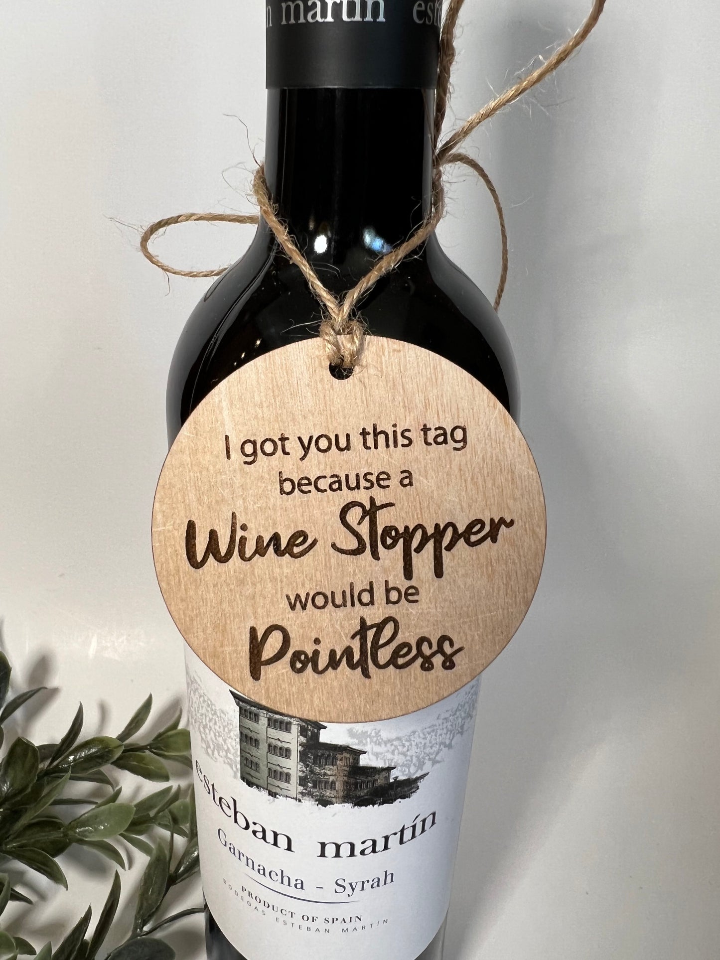 Wine Stopper is Pointless - Wine Tag