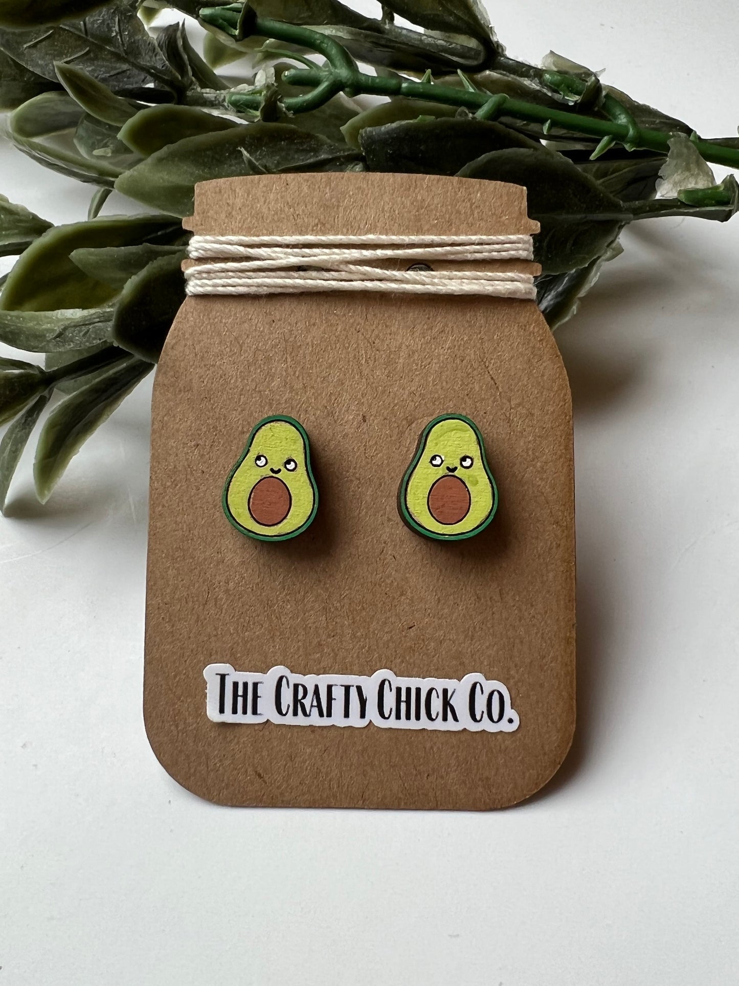 The Happy Avocado Studs
