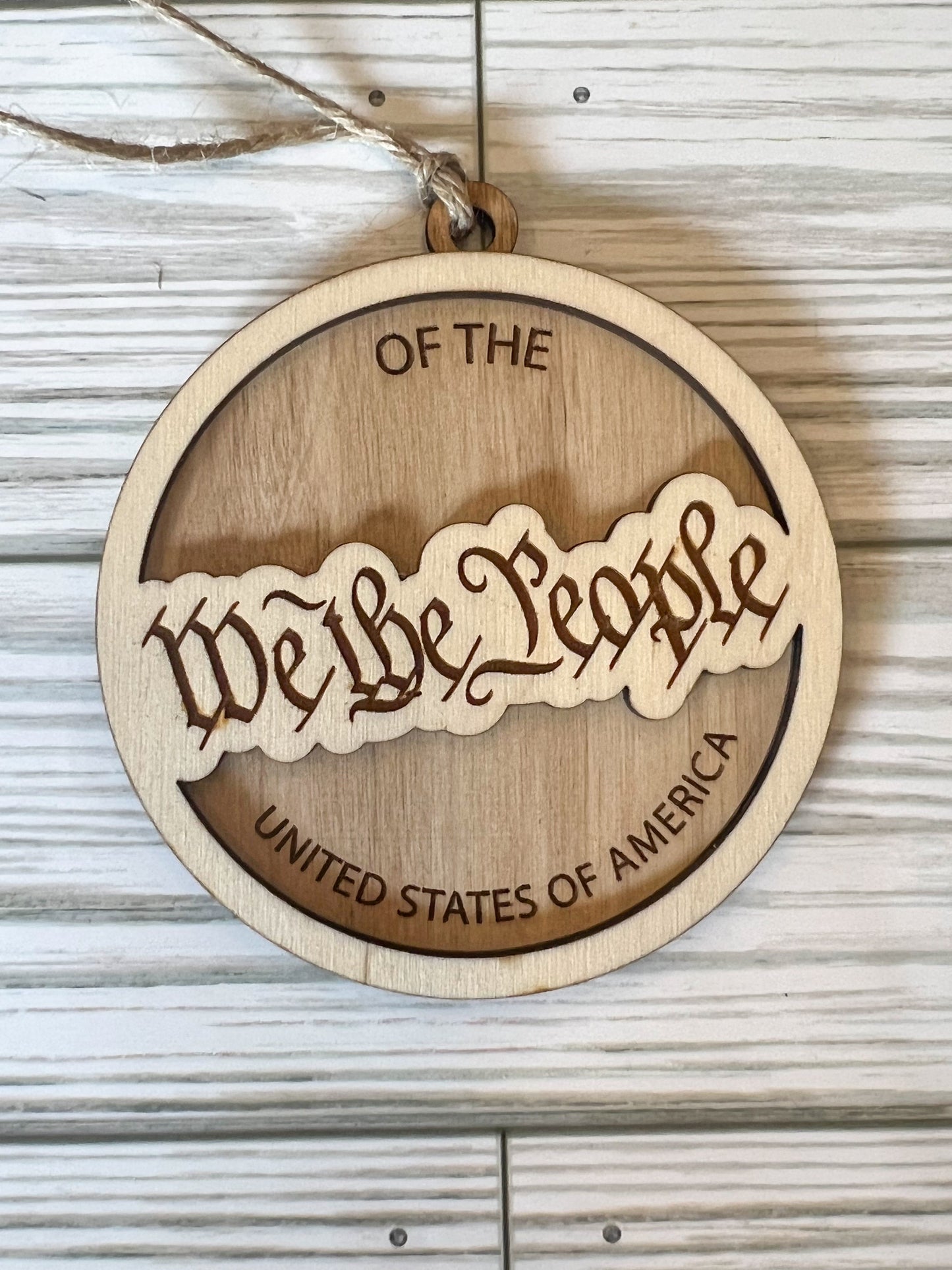 We the People Ornament