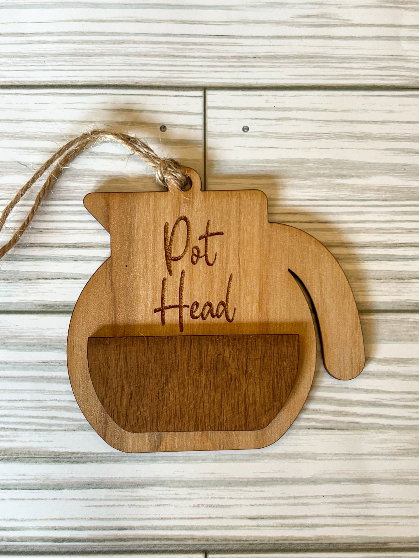 Pot Head Coffee Ornament