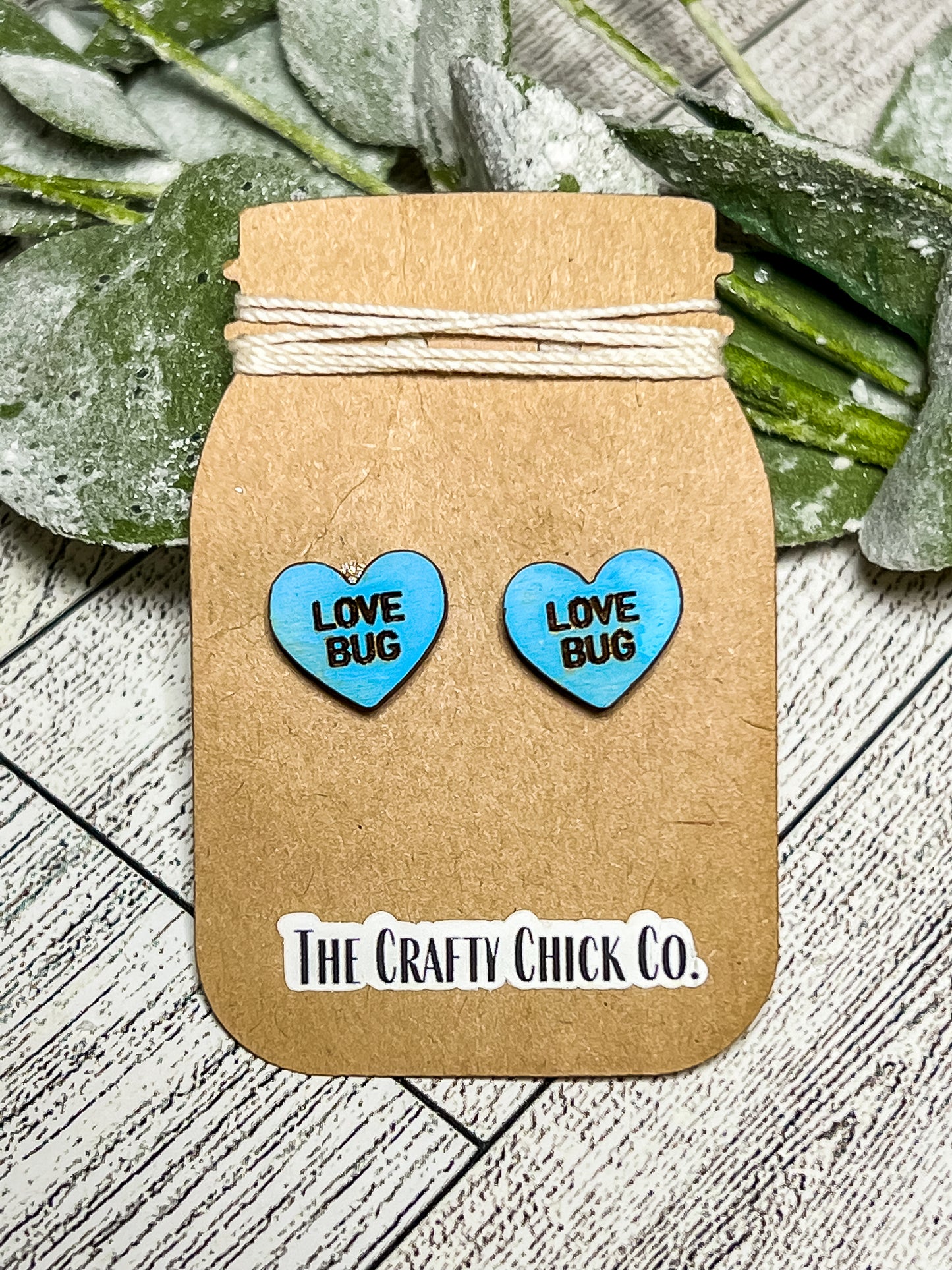 Candy Heart Valentine's Day Earrings