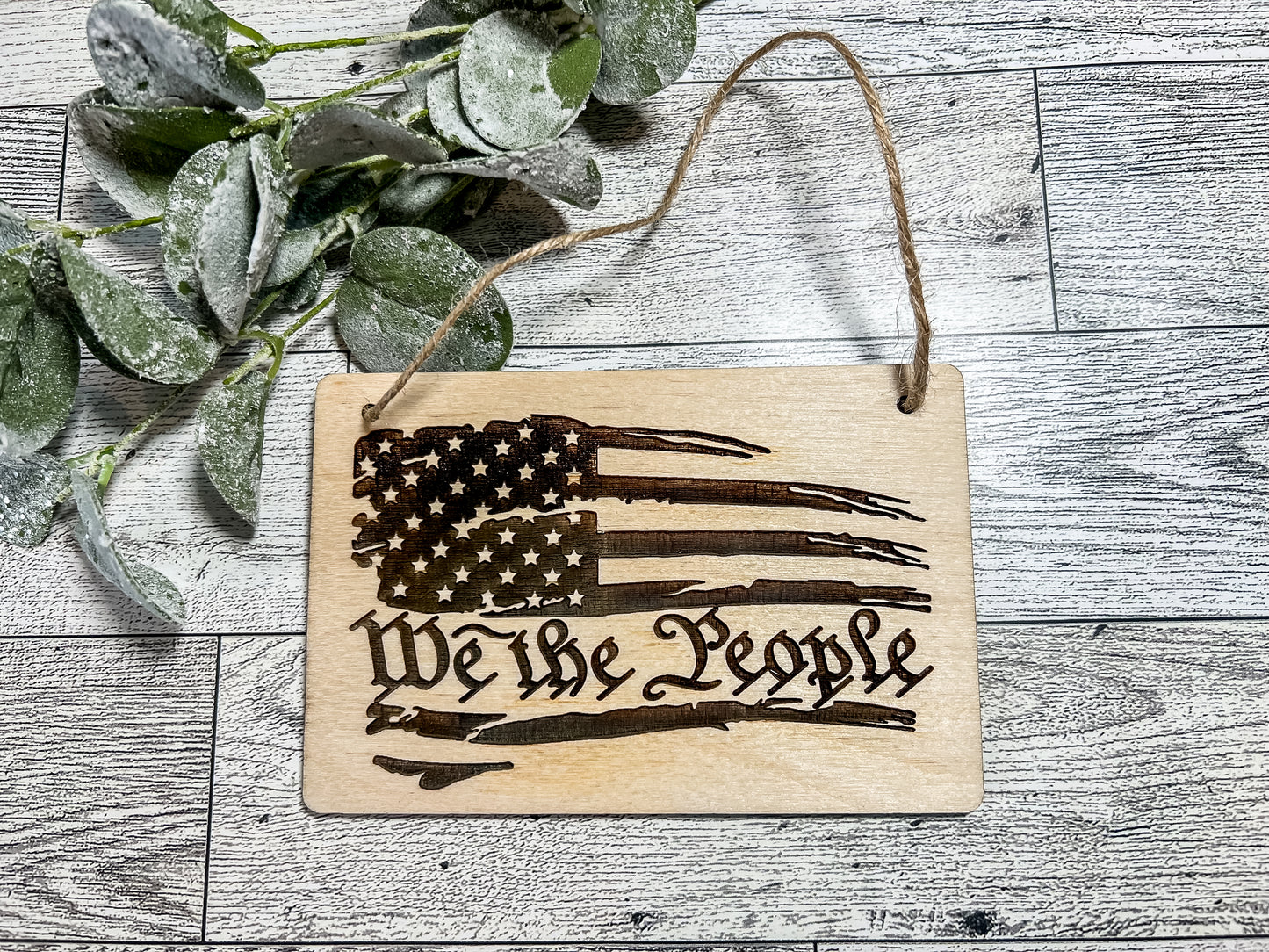Sign - We the People Flag