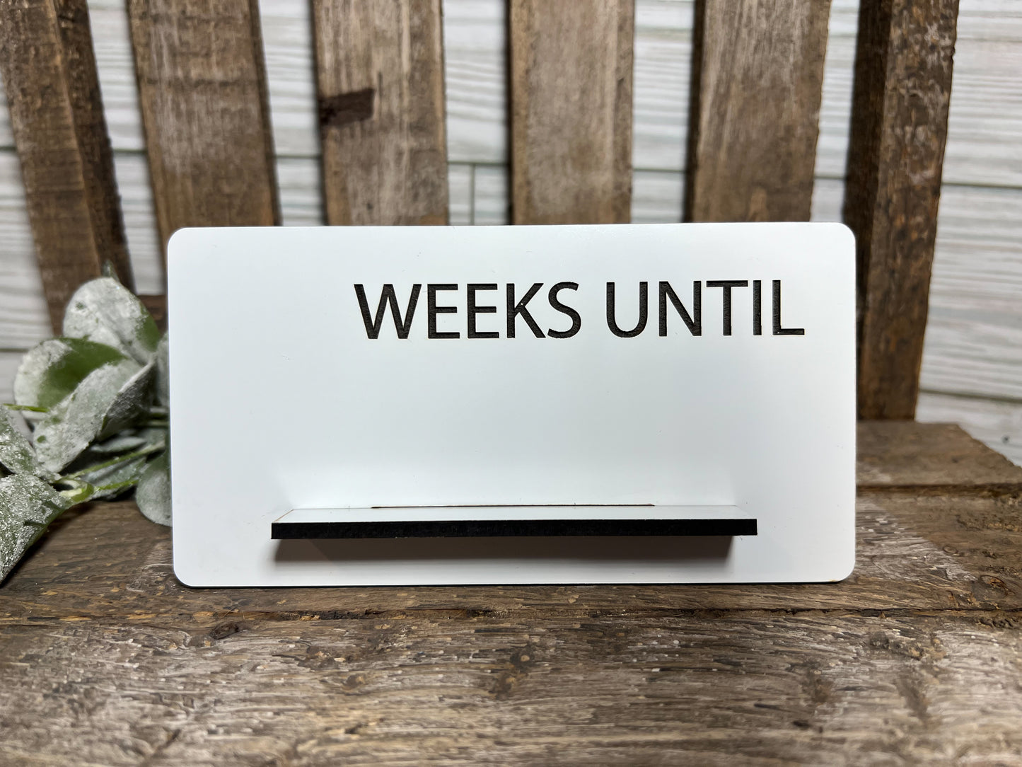 Dry/Wet Erase Countdown stand display