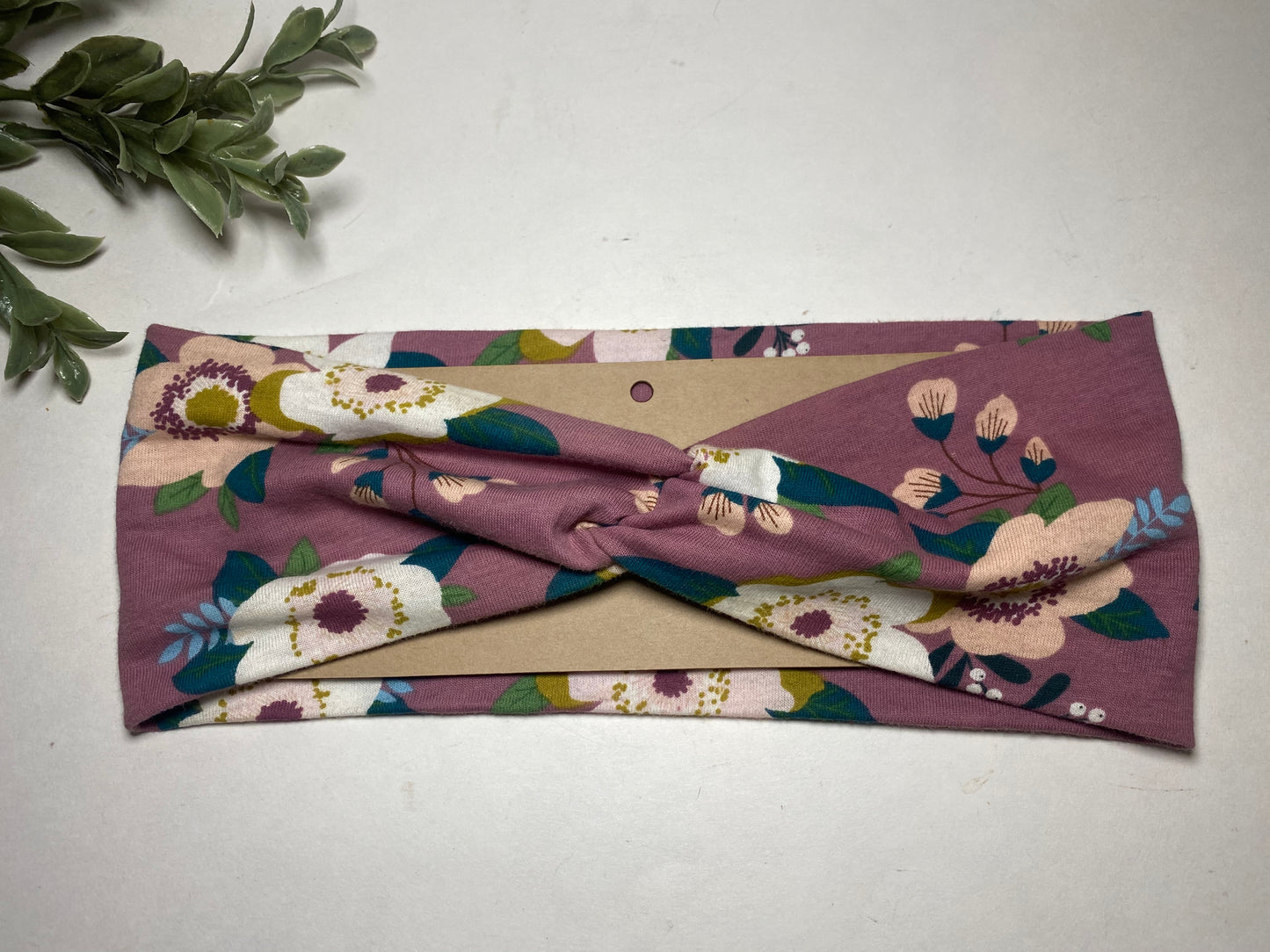 Turban Twist Knot Headband - Floral