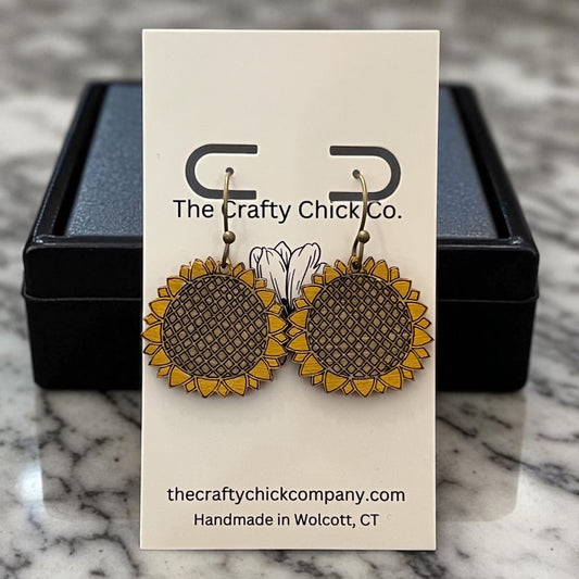 Boho Sunflower Dangles