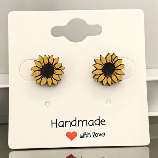 Sunflower studs