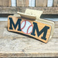 Baseball Mom Hair Clip - Black