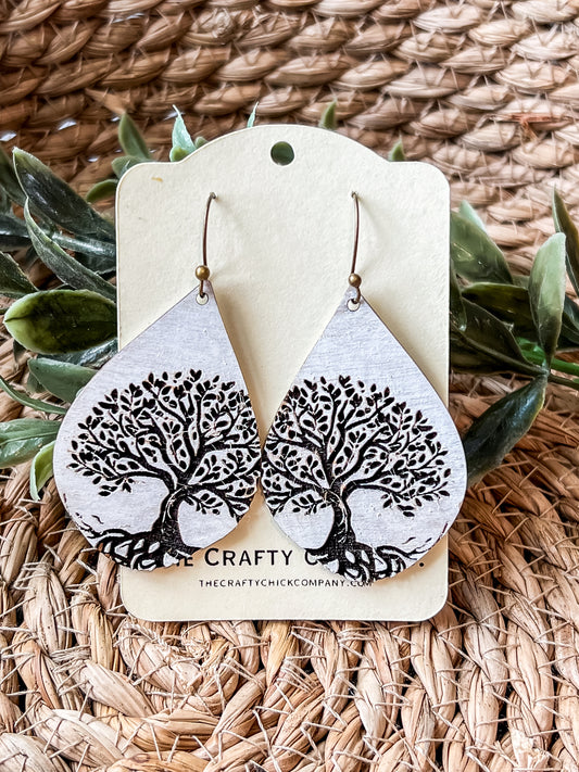 Tree of Life Dangle Earrings