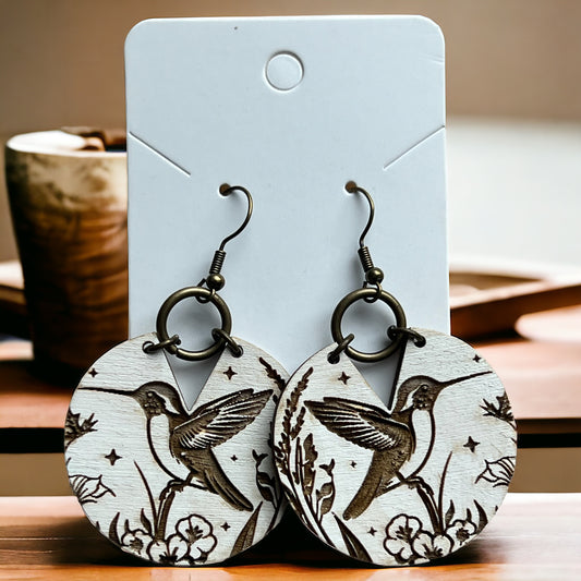 Hummingbird Floral dangles