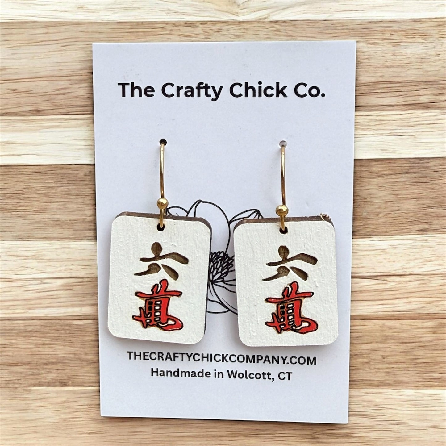 Mah Jongg Earrings