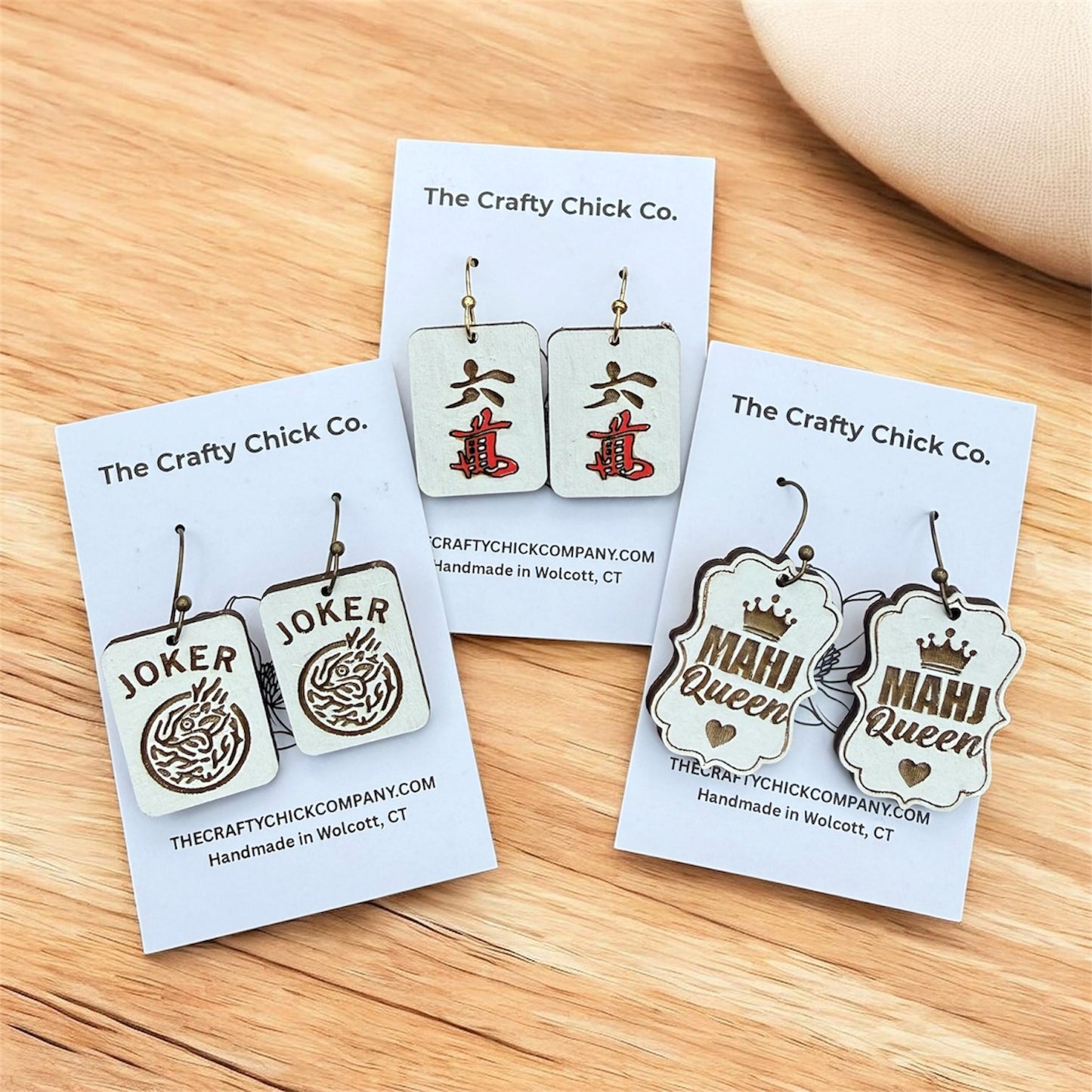 Mah Jongg Earrings