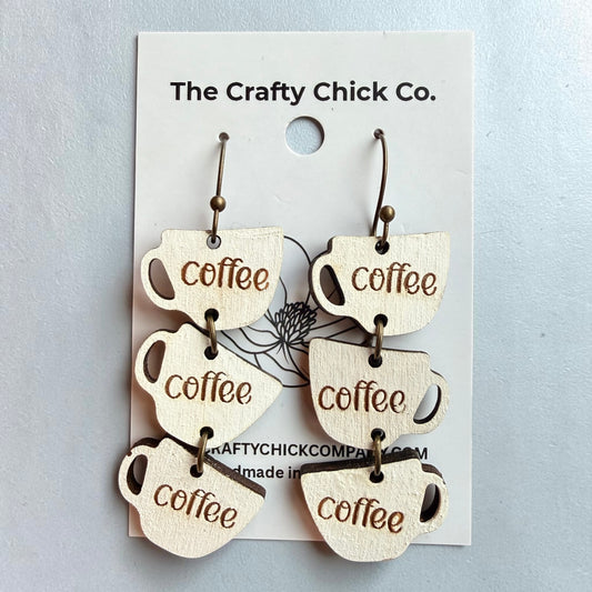 Coffee Coffee Coffee Earrings