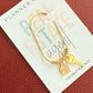 Real Estate Agent Gift | Jumbo Paper Clip Bookmark with Key Charm