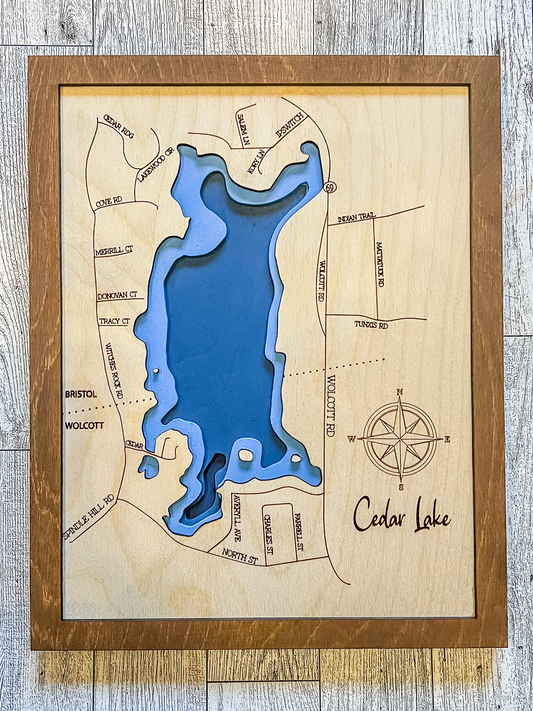 Cedar Lake Sign