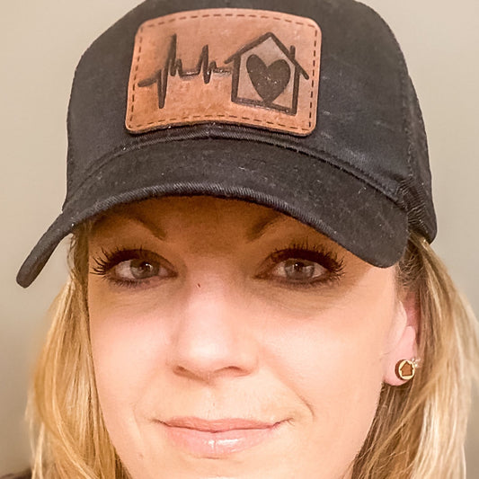 Realtor / Heartbeat Houses Trucker style Cap