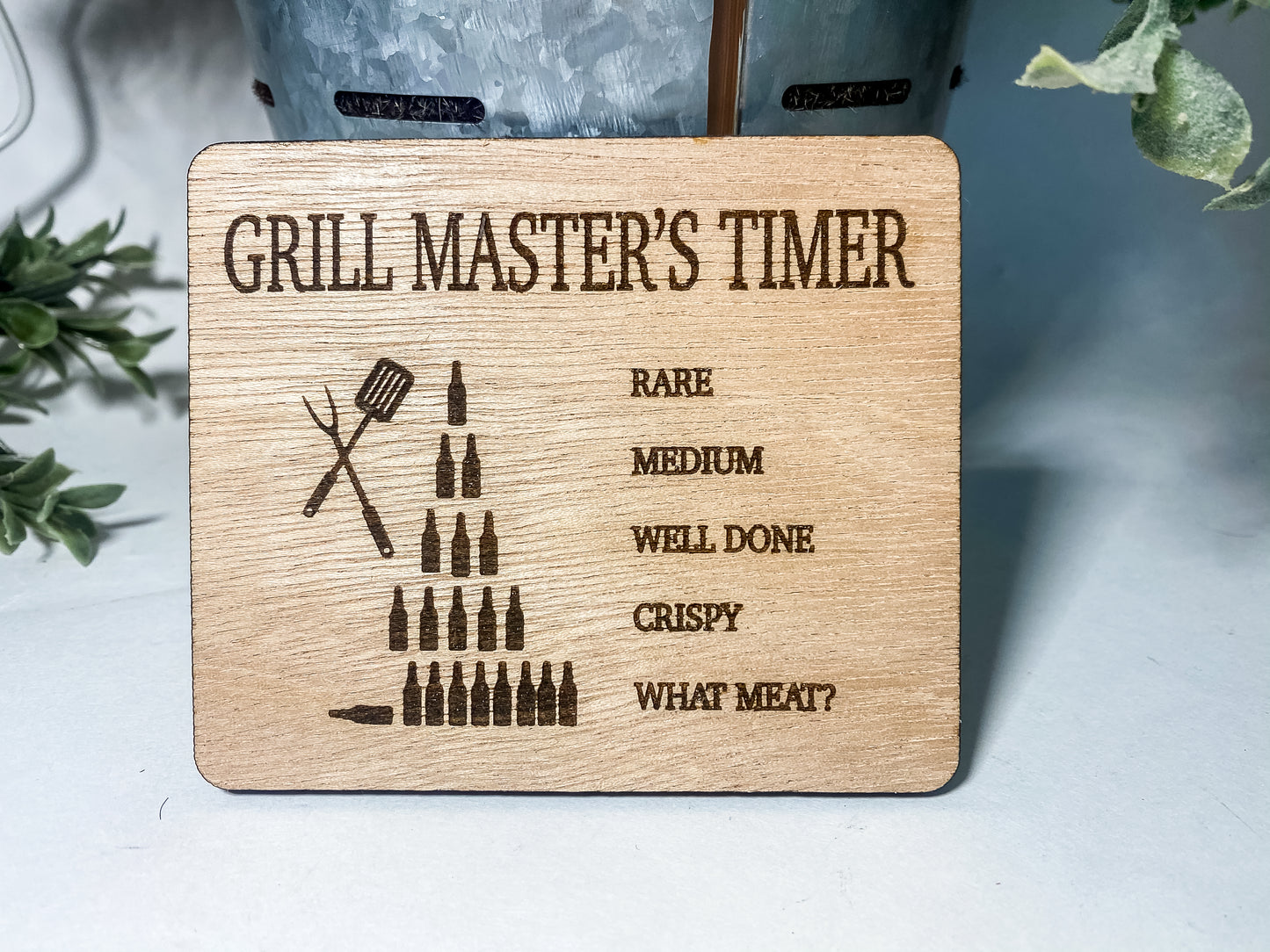 Grill Master's Timer Magnet