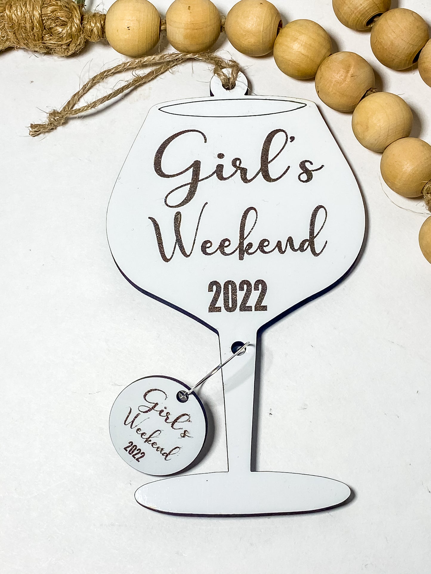 Girl's Weekend Memorable Ornament and Wine Charm