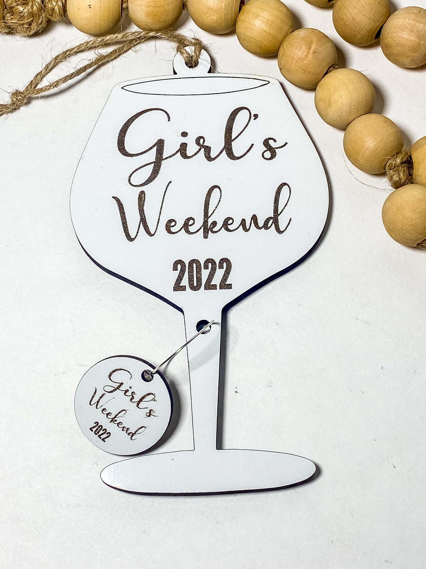 Girl's Weekend Memorable Ornament and Wine Charm