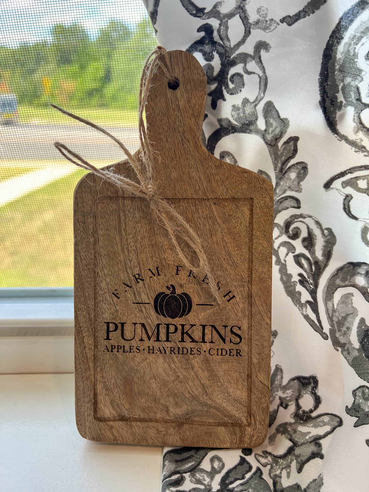 Mini Cutting Board Sign - Pumpkins