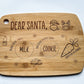 Santa Treat Board, Dear Santa Board, Chirstmas Eve Tradition, Personalized Christmas Tray, Kids Christmas Present, Christmas Eve Tray