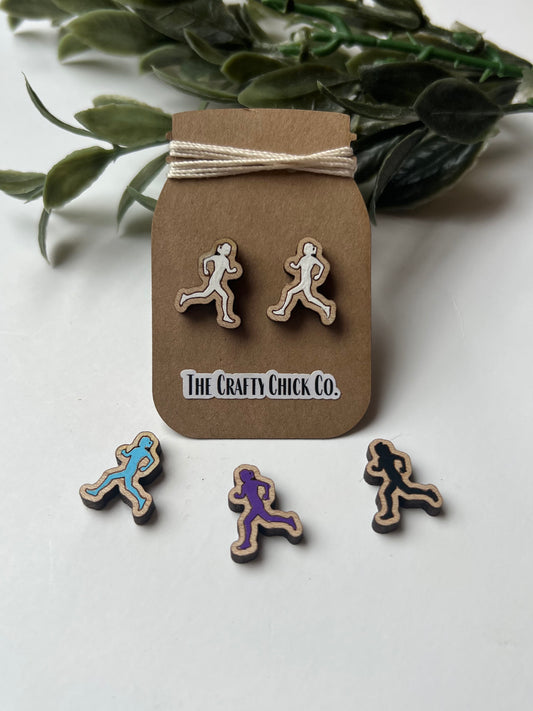 Runner/Running Stud Earrings