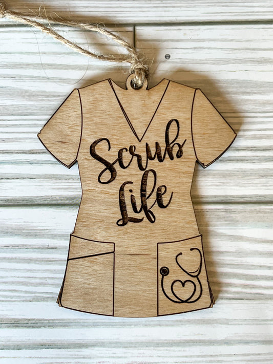 Scrub Life Ornament