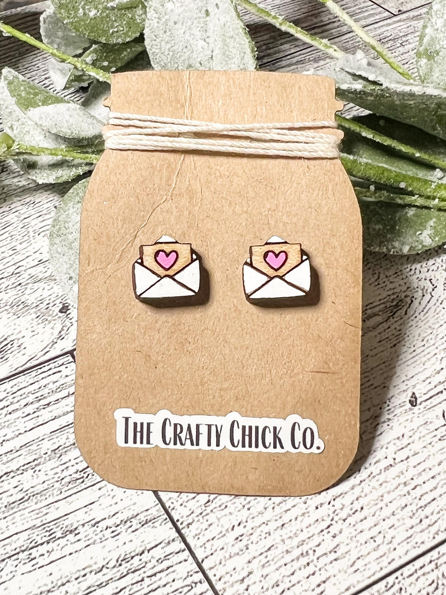 Love Letter Valentine's Day Earrings