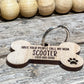 Personalized Dog Name Tag / Have your people call my mom/dad