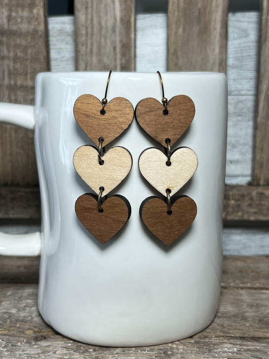 Heart Dangle Earrings