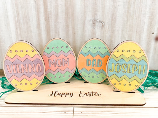 DIY - Personalized Easter egg / Easter Decor / Paint Activity