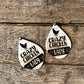 Crazy Chicken Lady Dangles