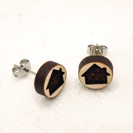 Home/House Earring Studs