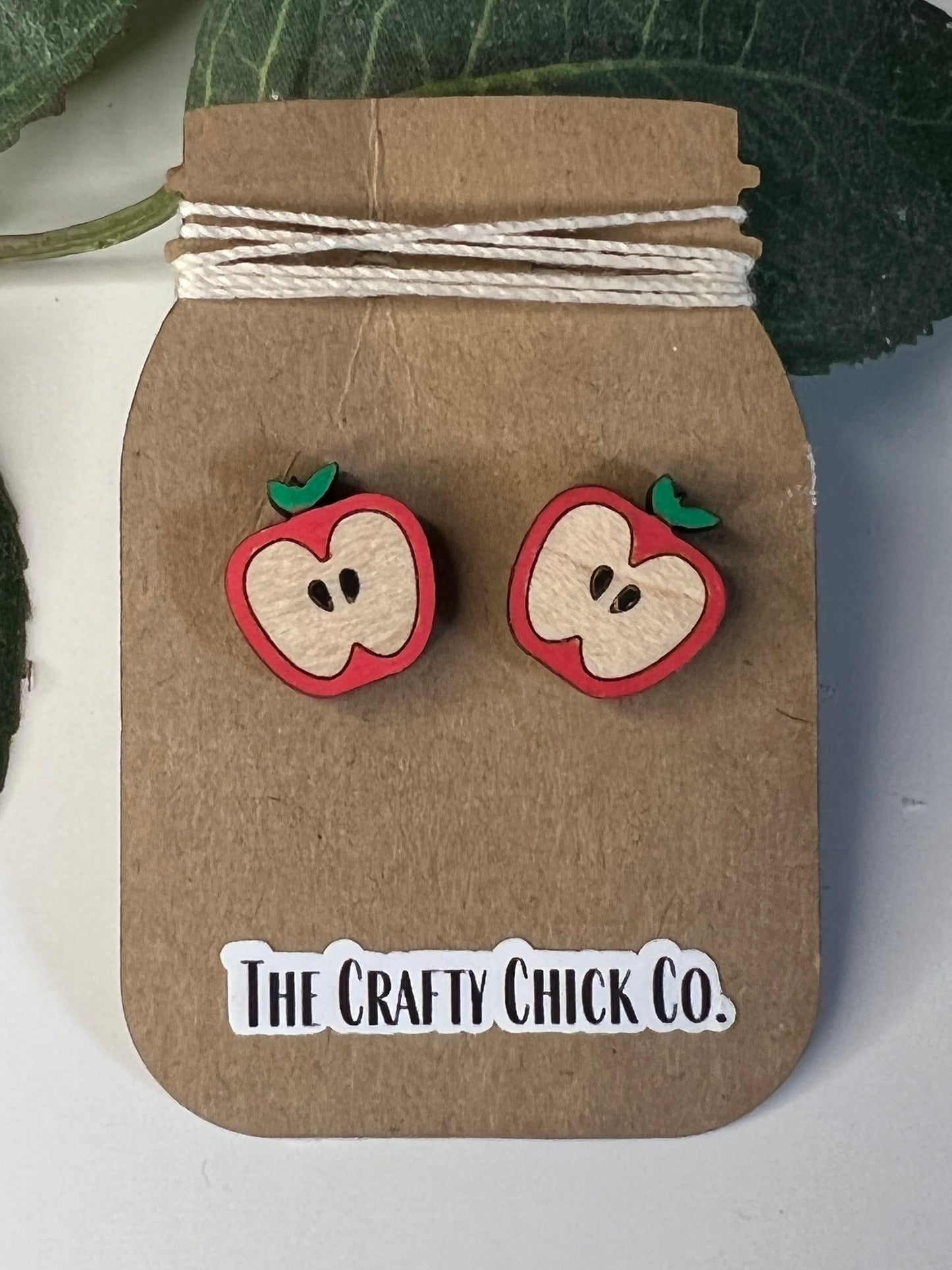 Apple Earring Studs